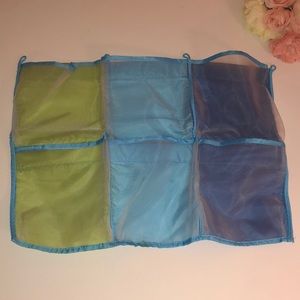 Ikea Kusiner 6 Pocket Wall Storage Organizer Blue & Green Kids wall Storage